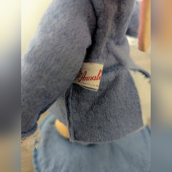 Vintage 1987 Annalee 12" Boy Easter Bunny Rabbit Easter Parade Made In USA Plush - Picture 7 of 10